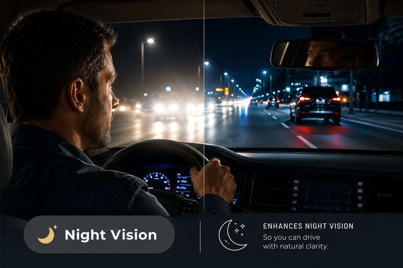 Help Maintain Night Vision & Reduce Glare